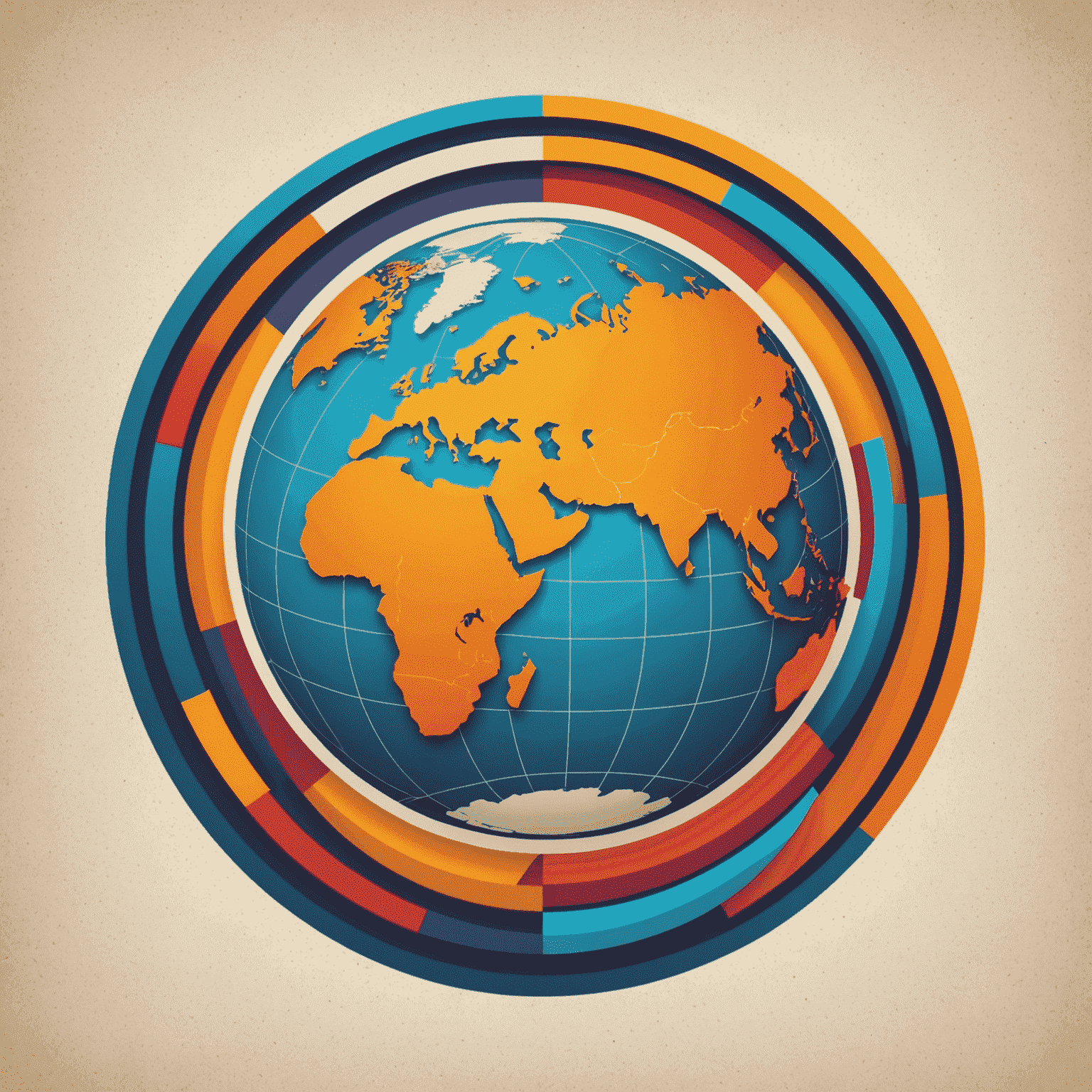 Blokcdag Travel logo featuring a stylized globe with vibrant colors