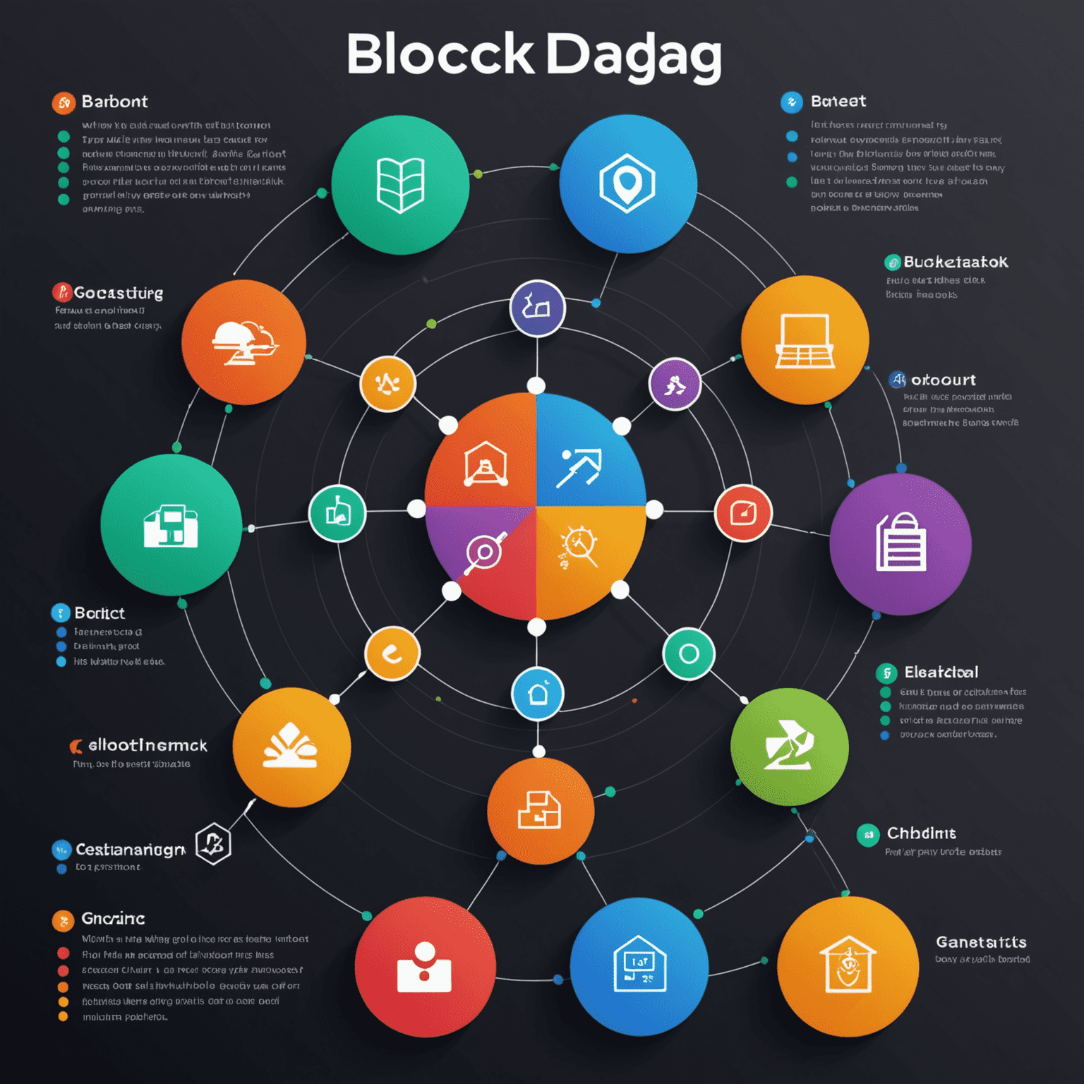 A colorful chart showing the benefits of Blockdag network tokens, including exclusive travel deals and priority booking options